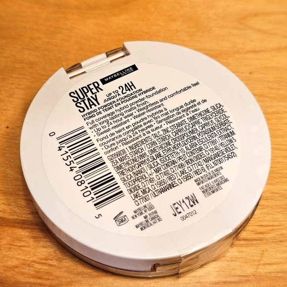 NEW Maybelline Super Stay 24H Hybrid Powder-Foundation Shade 312 6g - Picture 5 of 8